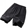 thumbnail image 4 of Big Boys Lightweight Cargo Shorts, Elastic Waist Buckle‑Decor Side Pocket Summer Casual Sports Shorts for Kids 4‑14 Years Old, 4 of 4