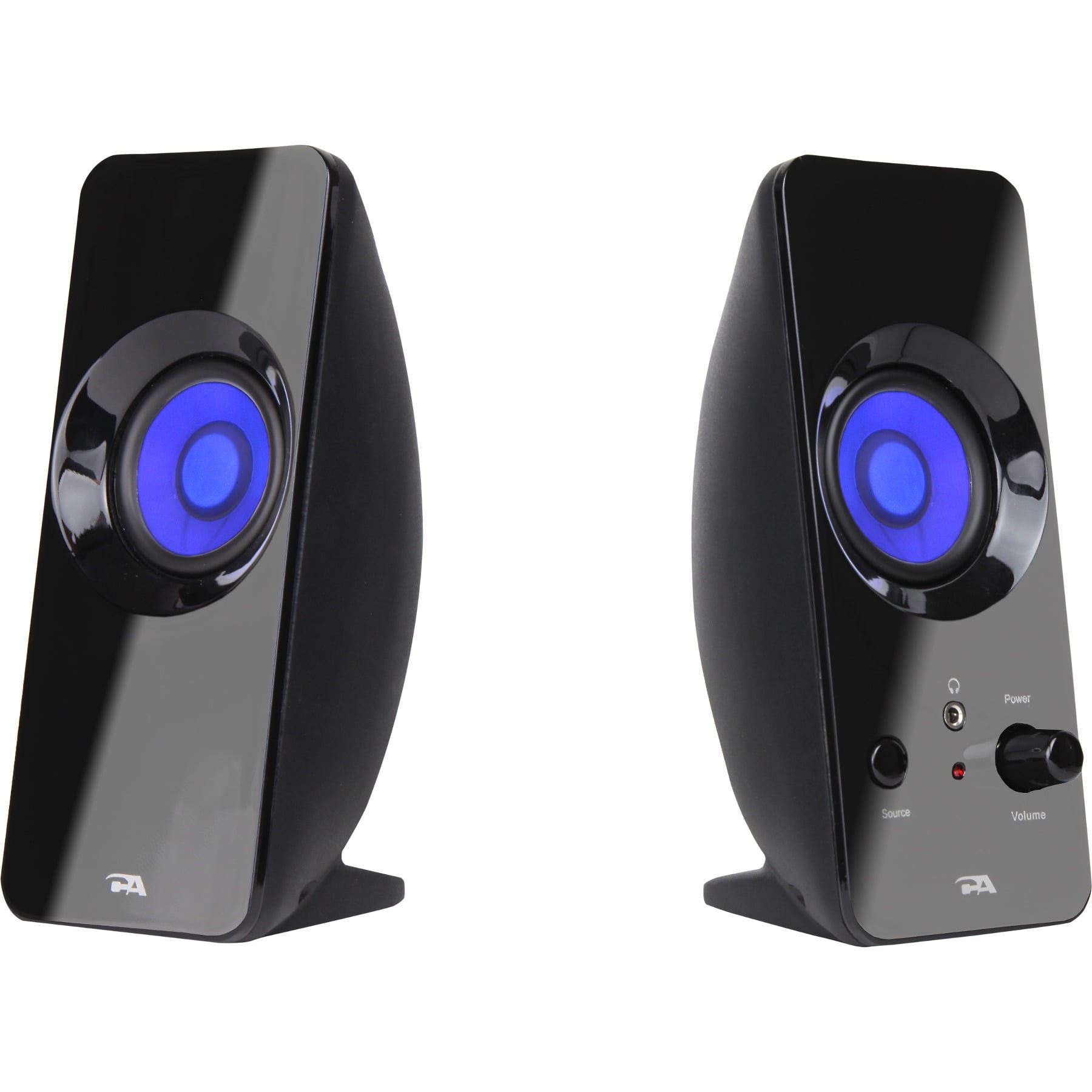cyber acoustics curve lights 2.1 bluetooth computer speaker system