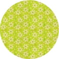 thumbnail image 1 of Ahgly Company Tapis Rond Lavable en Machine Intérieur Transitionnel Vert, 6 Pieds Rond, 1 of 7