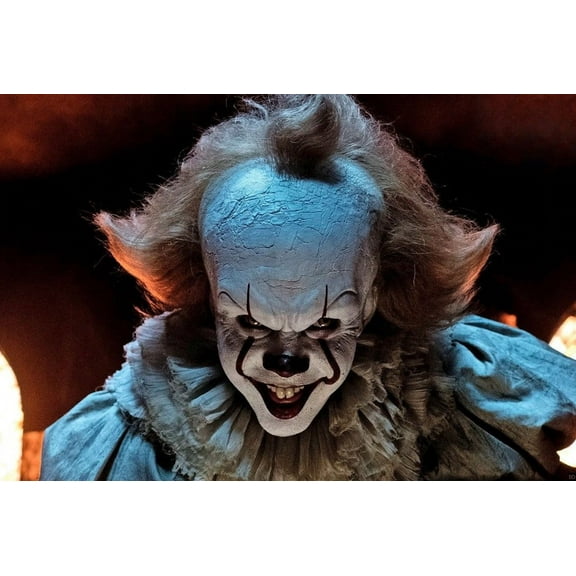 Whimsical Practicality's IT- Pennywise Edible Icing Image Cake Topper-1/4 Sheet or Larger