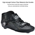 thumbnail image 4 of Patines de velocidad en línea para adultos para mujeres y hombres, patines de patinaje profesional, patines de carreras de alto rendimiento, unisex negro (Blackwhite, US 9/EU 42), 4 of 5