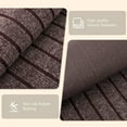 thumbnail image 4 of Hengbo Indoor Outdoor Runner Carpet 2 x 6 ft Runner Rugs Rubber Backing Rug for  Hallway Entryway Kitchen  Laundry Room   Brown, 4 of 6