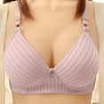 thumbnail image 2 of Bras for Older Women Summer V Neck Wireless Push Up Bralettes Comfortable Everyday Bra, 2 of 4