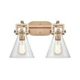 thumbnail image 4 of Innovations Lighting - Newton Cone - 2 Light Bath Vanity In Industrial Style-12, 4 of 5