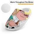 thumbnail image 4 of Story Family Guy Kid's Cotton Slippers Winter Warm Soft Plush Slippers with Rubber Sole Non-Slip Indoor Outdoor Slip on Shoes Fluffy House Slippers For Boys Girls Teen, 4 of 8