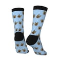 thumbnail image 5 of Uemuo German Shepherd Puppy Pattern Women's Crew Socks, Soft Durable Breathable Moisture-Wicking with Odor Control Cotton socks, 5 of 9