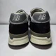 thumbnail image 4 of Men's Size 10 New Balance 998 NB Made In USA Black Silver Shoes Sneakers U998BL, 4 of 6