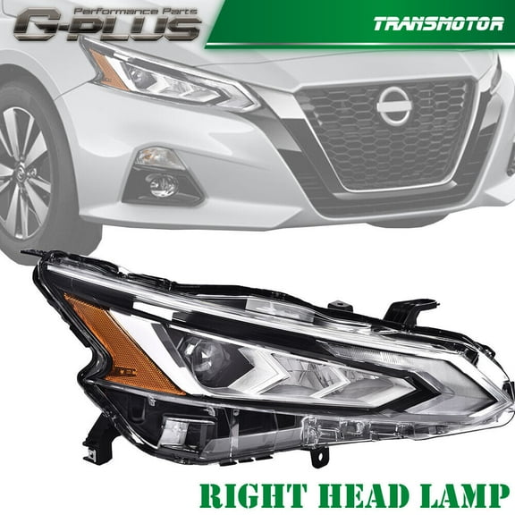 Fits 19-21 for Nissan Altima LED DRL Projector Headlight Passenger Side -