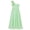 Light Green, variant on TiaoBug Kids Flower Girl Dress One-Shoulder Pleated Princess Wedding Bridesmaid Pageant Birthday Party Gown