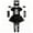 Black, variant on NordicNest Halloween Dress for Girl Theme Printed Short Sleeve Puffy Dress for Theme Party Holiday Clothes Black,3-4 Years