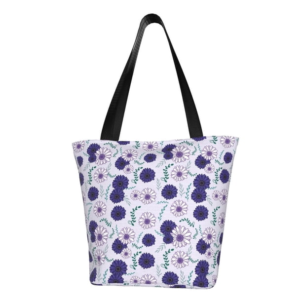 Easygdp Daisies Flowers Bolso de Hombro para Mujer, Bolso Bandolera y Cartera de Mano Elegante para Uso Diario