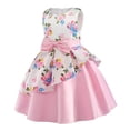 thumbnail image 2 of Vestido Flower Girl AIMJCHLD sin mangas con cuello redondo, talla 5T 6T, 2 of 3