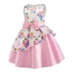 thumbnail image 2 of Vestido de tul elegante para niñas (3T-4T) - Comunión, Cumpleaños, Baile - A-line - Rosa 110, 2 of 3