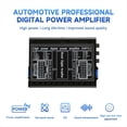 thumbnail image 2 of Amplificador para Automóvil DC 12V Hi-Fi Booster Audio Estéreo Procesadores de Sonido Digitales 4x60W para Actualización Sin Pérdidas de Android, 2 of 5