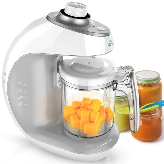 Baby Food Maker NutriChef, olla de vapor y batidora de puré 2 en 1
