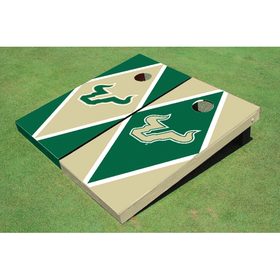 University Of South Florida Alternating Diamond Cornhole Boards