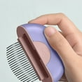 thumbnail image 7 of Pet Supplies Cat Comb Set 2 In 1 Hair Removal Grooming Shedding Brush Self Cleaning Tools Massage Care for Short Long Haired Cats Dogs, 7 of 7