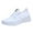 White, variant on XIMIN Womens Slip On Shoes Ultra Lightweight Breathable Walking Shoes Non Slip Athletic Running Fashion Workout Gym Sneakers Mesh Casual Sports Orthopedic Shoes