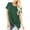 Green, variant on Annhoo Going out Tops for Women Summer Trendy Knot Front Short Sleeve T Shirts Loose Casual Solid Crewneck Tunic