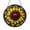 Acrylic 3.5 Inch, variant on Decorative Sunflower Stained Glass Window Hanging with Radiant Flower Detail, Nature Inspired Light Catcher