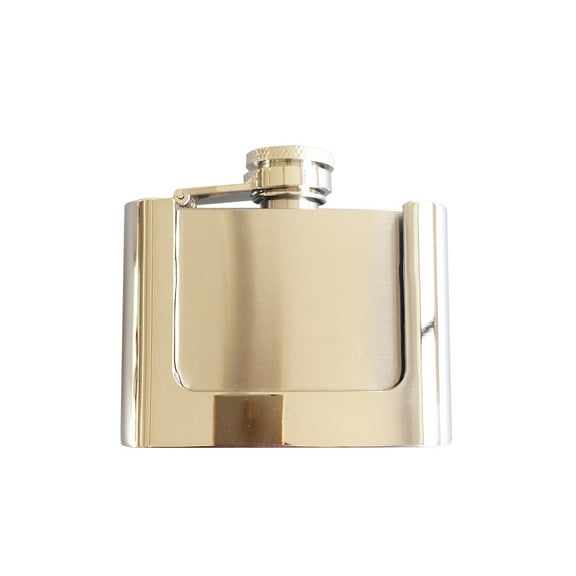 Two Ounce Stainless Steel Flask Belt Buckle