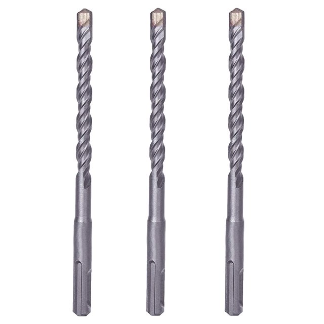 SDS Plus Perceuse à Marteau 3/8 Po x 8 Po Perceuse à Pierre en Béton-3 Pcs