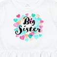 thumbnail image 4 of Inktastic Big Sister Colorful Hearts Design Girls Toddler Dress, 4 of 5
