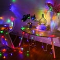 thumbnail image 4 of Pastel Plug in Easter String Lights, 33ft 100 LED Clear Wire Decorative Multicolored Christmas Birthday Wedding Party Lighting Up for Window Bedroom Tree Hanging Decorations (Multi Color), 4 of 17