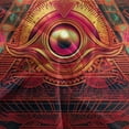 thumbnail image 5 of Fashion Bedroom Decor The Eye of God Printed Duvet Cover Pillowcase Adult Stylish Bedspreads,Queen (90"x90"), 5 of 6