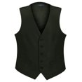 thumbnail image 1 of gioberti Mens Formal Suit Vest, Olive, Medium, 1 of 5