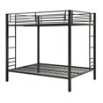 thumbnail image 3 of DHP Full over Full Metal Bunk Bed, Black, 3 of 5