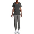 thumbnail image 2 of ClimateRight by Cuddl Duds Women's and Women's Plus Stretch Woven Scrub Jogger, 2 of 6