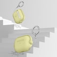 thumbnail image 5 of for Airpods case Clear,Shockproof Case for Airpods Pro 2nd Generation 2022 case,Full Protective Soft TPU Drop Protection Accessories Case with Keychain Charging Case for Women Girls Men,Lightyellow, 5 of 6