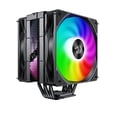 thumbnail image 2 of Redragon CC-2177 CPU Air Cooler Mighty 260w TDP All-Black 5Copper Heat Pipes Dual-Tower CPU Cooler with ARGB dual Fans Support platform LGA 1700/1200/115X/1366AMD AM5/AM4, 2 of 4