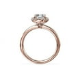 thumbnail image 2 of 0.90 Carat Brilliant Cushion Cut Natural Diamond Halo Beautiful Ring for Engagement Solid 18K Rose Gold Size 9, 2 of 8