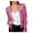 Hot Pink, variant on Stylish Women's Sequin Short Casual Jacket for Fashion Outerwear XXL Hot Pink