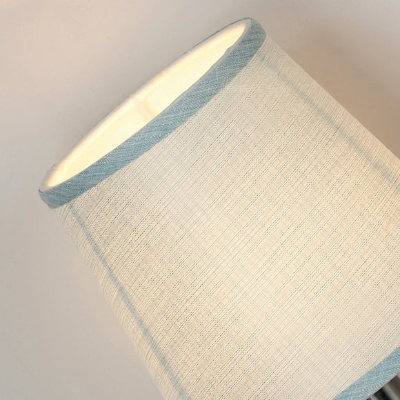 Blantye E14 Tissu ménager Art Lustre Abat-Jour Lampadaire Abat-Jour Couvercle de Lumière pour Lampes de Table