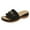 Black, variant on Abcnature Women Sandals Clearance 2023! Women's Platform Wedge Sandals with Arch Support Fashion Casual Comfortable Slippers Slope Heel Tassels Decoration Slippers Non-Slip