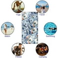thumbnail image 3 of YISUEMI 100 Dollar Washington Money Beach Towel Oversized 36"x72" Quick Dry Sand Free Leopard Print Beach Towels Soft Lightweight Microfiber Towels for Swim Pool Camping Travel, 3 of 5
