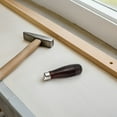 thumbnail image 1 of UPOUART 2Pcs Wooden Shaft Handle Brown Wood Multifunctional Design For Woodwork, 1 of 8
