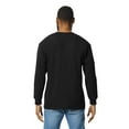 thumbnail image 4 of Gildan Hammer Long Sleeve T-Shirt for Men, Basic Long Sleeve, Heavyweight Soft Tee, 6 Pack Black Tee, S, 4 of 5