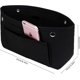 thumbnail image 5 of Bolso organizador de tela de fieltro Brillar negro 1 Uds, 5 of 5
