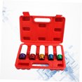 thumbnail image 3 of FUTUREORYY 5 Pcs Impact Sockets Red Metal for Wheel Maintenance and Protection, 3 of 7