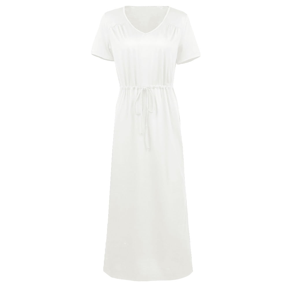 elastic dress with sleeves