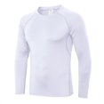 thumbnail image 1 of Mens Compression Shirt Tight-Fitting Sports Running Training Suit Breathable Wicking T-Shirts Mens Shirts, 1 of 2