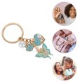 thumbnail image 4 of Unique Bargains 1 Pc Handbag Charms Keychains Flowers Butterfly Bag Accessories Lake Blue, 4 of 5