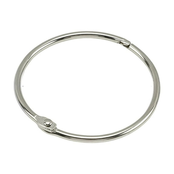 30Pcs Loose Leaf Binder Rings Heavy Duty Metal Book Rings for File Paper Document Organization School Office Supplies