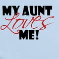 thumbnail image 2 of CafePress - My Aunt Loves Me Infant Bodysuit - Baby Light Bodysuit, Size Newborn - 24 Months, 2 of 4