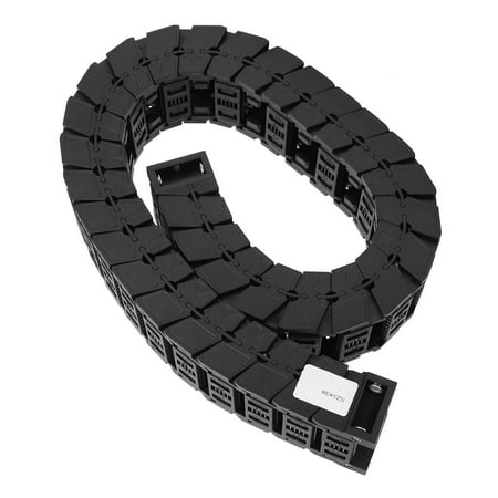 

2024 Cable Drag Chain Silent Series Removable Assembly Nylon Wire Carrier Bridge TowlineS25 x 25 1 Meter