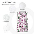 thumbnail image 3 of Naloa Orchids Flowers Basketball Jersey Reversible Men's Mesh Athletic Sports Shirts Training Practice S-4XLMedium, 3 of 6